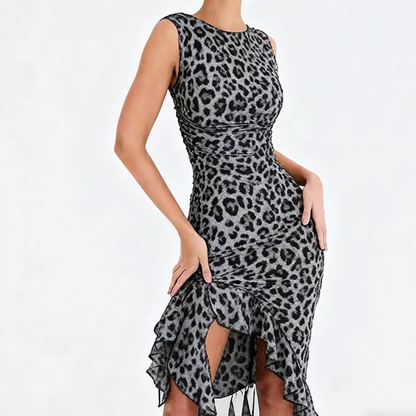 Women's Leopard Print Jumpsuit