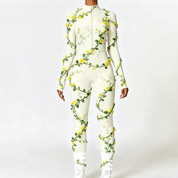 Women's Botanical Yoga Set